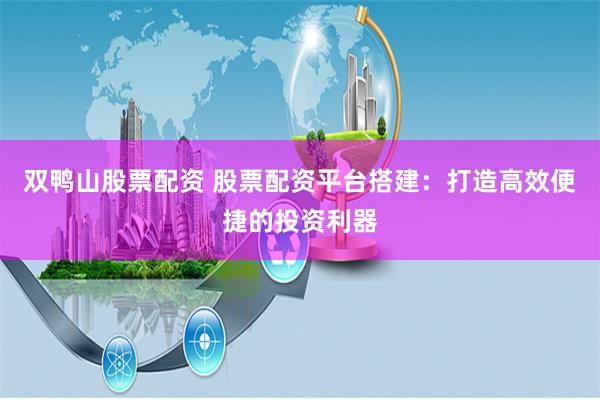 双鸭山股票配资 股票配资平台搭建：打造高效便捷的投资利器