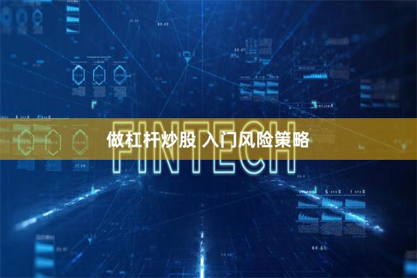 做杠杆炒股 入门风险策略
